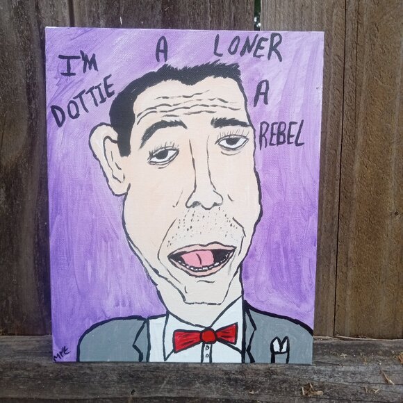 Pee-wee Herman Portrait Painting - Picture 1 of 9